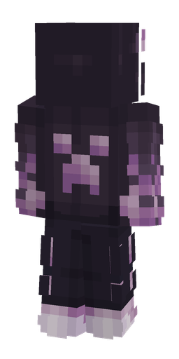 Purple skin: body, back render