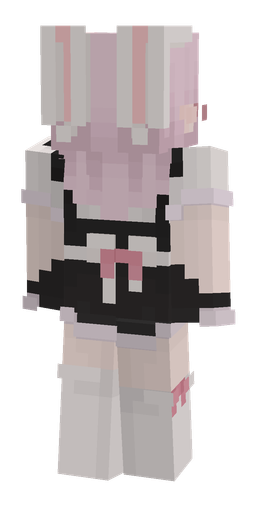 Black skin: body, back render