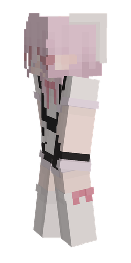 Black skin: body, left side render