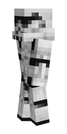 Black skin: body, left side render