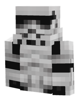 Black skin: bust render