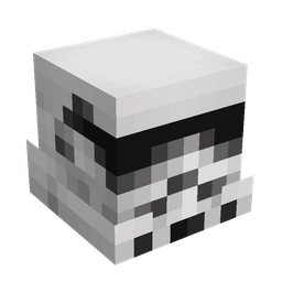 Black skin: head render