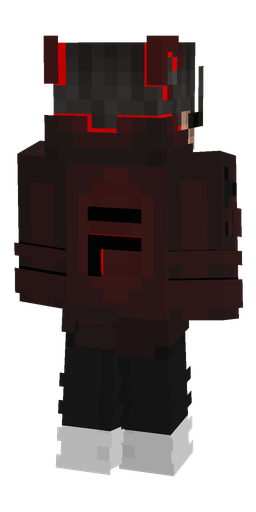 Black skin: body, back render