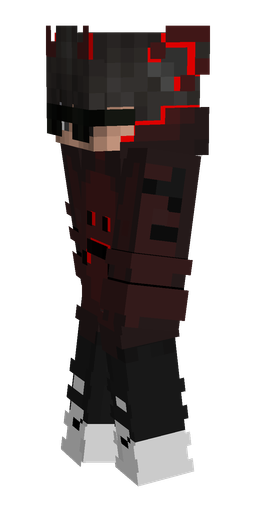 Black skin: body, left side render