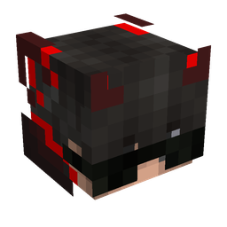 Black skin: head render