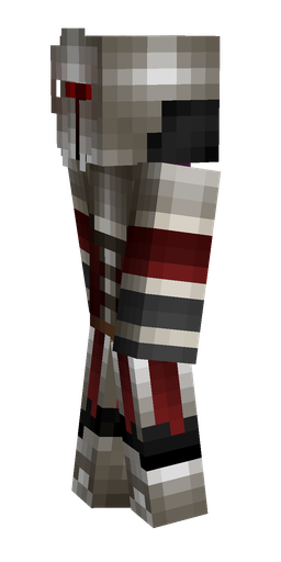 Black skin: body, left side render
