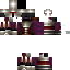 Black skin: raw texture render