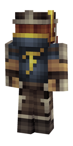 Black skin: body, back render