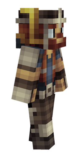 Black skin: body, right side render