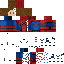 Blue skin: raw texture render