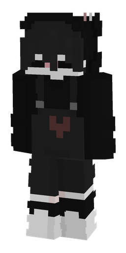Black skin: body, front render