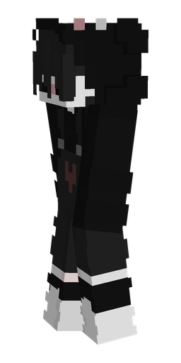 Black skin: body, left side render