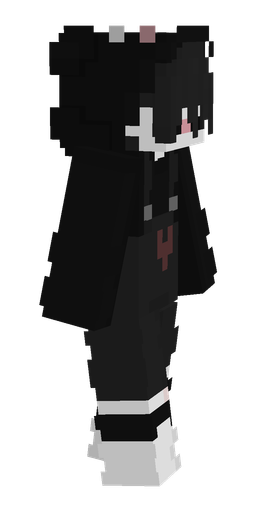Black skin: body, right side render