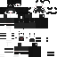 Black skin: raw texture render