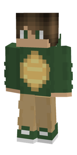 Brown skin: body, front render