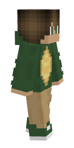 Brown skin: body, right side render