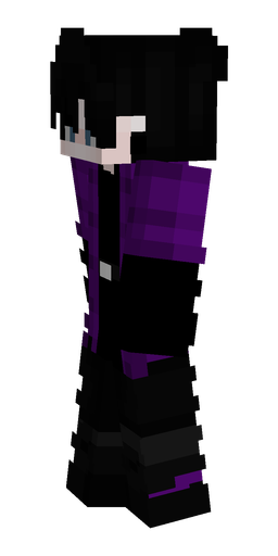 Black skin: body, left side render