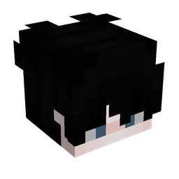 Black skin: head render