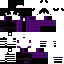 Black skin: raw texture render