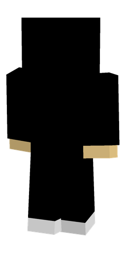 Black skin: body, back render