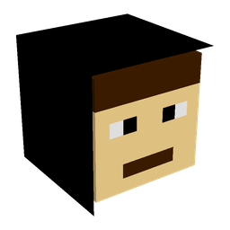 Black skin: head render