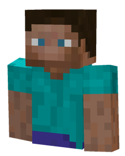 Blue skin: bust render