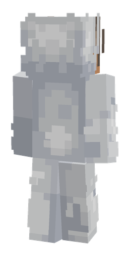 Gray skin: body, back render
