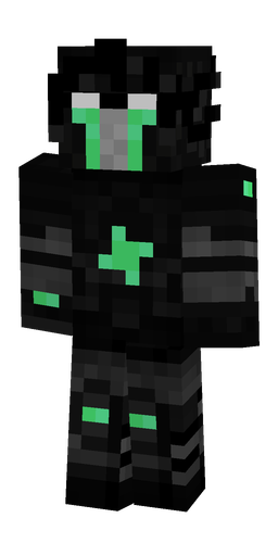 Black skin: body, front render
