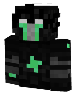 Black skin: bust render