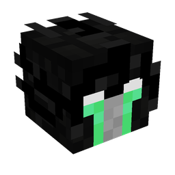 Black skin: head render