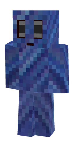 Blue skin: body, front render