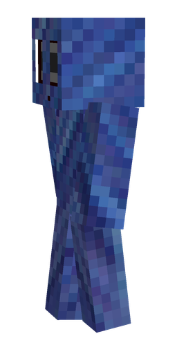 Blue skin: body, left side render