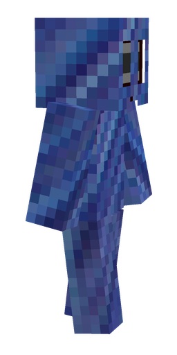 Blue skin: body, right side render