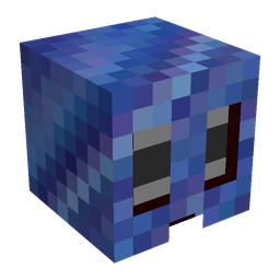 Blue skin: head render