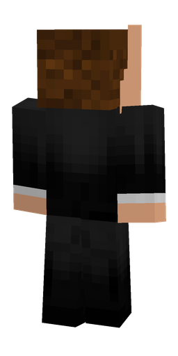 Black skin: body, back render