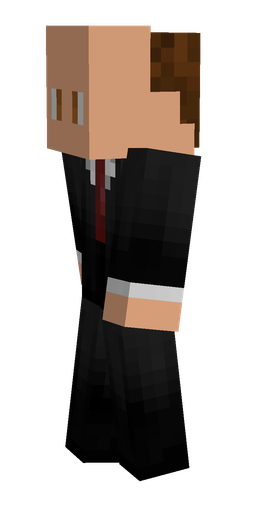 Black skin: body, left side render