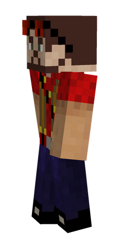 Black skin: body, left side render