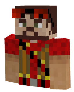 Black skin: bust render