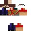 Black skin: raw texture render