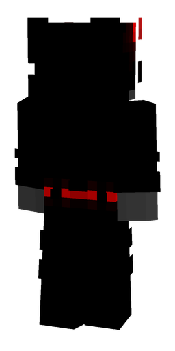 Black skin: body, back render