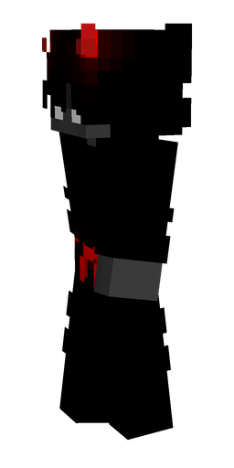 Black skin: body, left side render