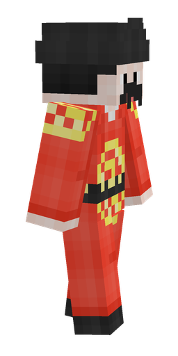 Black skin: body, right side render
