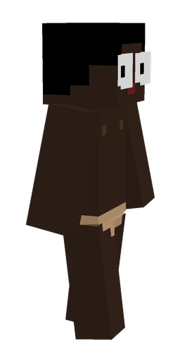 Brown skin: body, right side render