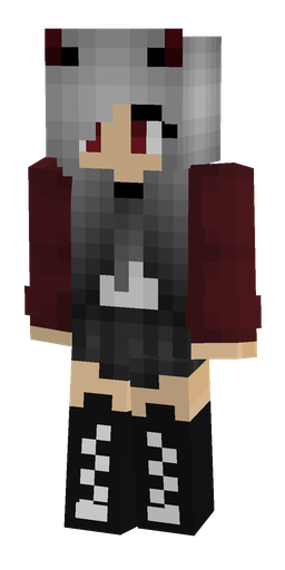 Black skin: body, front render