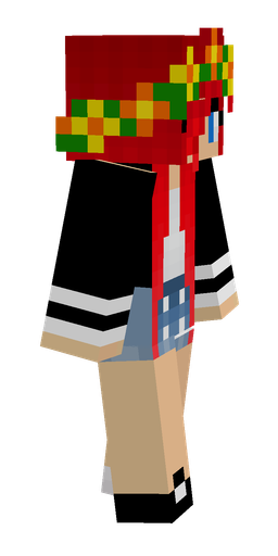 Black skin: body, right side render