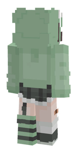 Gray skin: body, back render