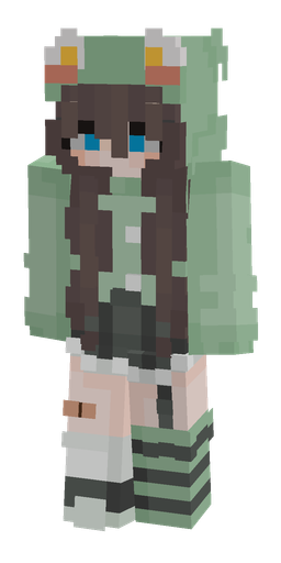 Gray skin: body, front render