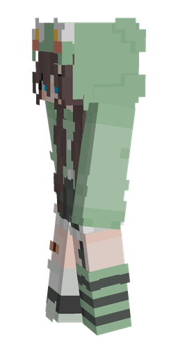 Gray skin: body, left side render