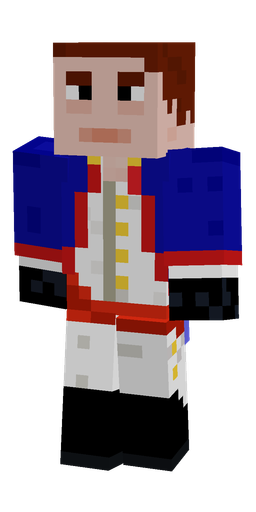 Blue skin: body, front render