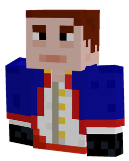 Blue skin: bust render